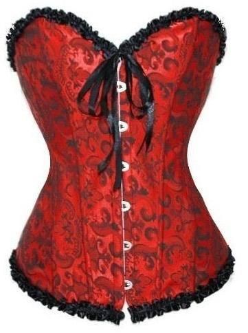 Corselet Sedução - BL 1002-Vermelho